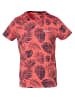 KOROSHI Kurzarm T-Shirt in rosa
