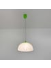 Licht-Erlebnisse Pendelleuchte Ø 30 x (T)60 cm in Grün Weiß