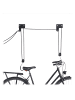 relaxdays Fahrrad Deckenlift in Schwarz