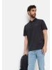 Camel Active Poloshirt aus reiner Baumwolle in Dunkelblau