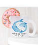 Mr. & Mrs. Panda Kaffeebecher Sternzeichen Fische mit Spruch in Transparent