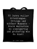 Mr. & Mrs. Panda Schultertasche Spruch 33. Geburtstag mit Spruch in Schwarz