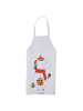 Mr. & Mrs. Panda Schürze Einhorn Pilz ohne Spruch in Weiß
