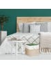 relaxdays 4 x Aufbewahrungskorb in Beige/ Weiß - (B)28 x (H)28 x (T)28 cm