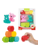 Toi-Toys Baby Quietsch-Stapelblöcke 6 Stück und 2 Gummitiere 6 Monate