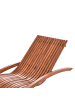 Beliani Gartenliege TANARO in Braun - (W) 70 x (H) 55 x (L) 195 cm