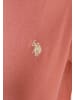 U.S. Polo Assn. Pullover USZoee – Damen Sweatshirt mit Rundhalsausschnitt in Darkrose-Beige
