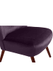 others SESSEL Kathy Bezug Samtvelours Buche nussbaum dunkel / purple