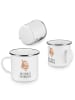 Mr. & Mrs. Panda Becher Eule Federschmuck mit Spruch in Weiß
