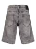 2Y Studios 2Y Studios Herren 2Y Basic Slim Fit Denim Shorts in grey
