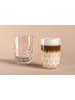 LEONARDO 2er Set Latte Macchiato Gläser (1) Gocce in 390 ml in transparent