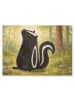 Mr. & Mrs. Panda Puzzle Stinktier Sitzen Design ohne Spruch in Weiß