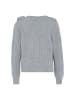 faina Damen Strickjacke in HELLGRAU MELANGE