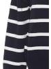 usha BLUE LABEL Damen Pullover in DUNKELMARINE WOLLWEISSER STREIFEN