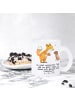 Mr. & Mrs. Panda Glas Fuchs Hundetraining mit Spruch in Transparent