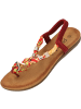 Palado Komfort-Sandalen Jurte by Sila Sahin in Rot