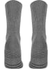 normani 4 Trekkingwandersocken mit Polstersohle und Komfortbund in Grau