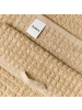 Beliani 9er-Set Handtuch ATAI in Beige