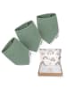 Räuberella 3er Set Musselin Lätzchen in Mint-Grün - 35 x 35 cm