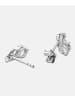 Diamant L'éternel Ohrringe aus 375 Weißgold mit Topas
