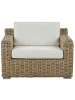 Beliani 6er-Set Sessel ARDEA in Naturfarben/Beige/Weiß