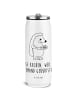 Mr. & Mrs. Panda Sport Trinkflasche Igel Kuchenstück mit Spruch in Weiß
