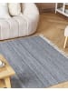 Beliani Geflochtener Teppich MALHIA in Grau - (W) 160 x (H) 0.5 x (L) 230 cm