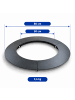 relaxdays Baumring in Anthrazit - 80 cm