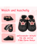 Sayoyo Baby Krabbelschuhe aus Leder, weiche Lauflernschuhe mit rutschfester Sohle 