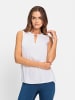 Heine Ärmellose Bluse in ecru
