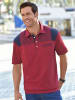 Sieh an! Poloshirt in rot-marine