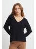 b. young BYMILO VNECK JUMPER - KNIT Boxy fit in Black