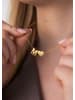 PURELEI Kette Letter Heart M Gold