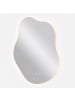 relaxdays Badspiegel "Welle" - (B)52 x (H)80 cm