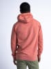 Petrol Industries Unifarbener Hoodie Bay in Rot