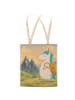 Mr. & Mrs. Panda Strandtasche Einhorn Bergsteiger Design ohne Sp... in Weiß