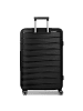 Franky London 4 Rollen Trolley L 74 cm mit Dehnfalte black