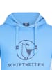 SCHIETWETTER Kapuzenpullover "Schietwetter" in jeans-navy