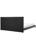 Beliani Doppelbett LIMOUX in Schwarz - (W) 187 x (H) 96 x (L) 213 cm