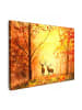 MuchoWow Leinwand bilder Herbsthirsche (BxH)