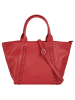 Samantha Look Shopper echt Leder in rot