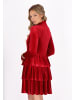faina Dress in Cherry Red