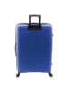 Gladiator 4 Rollen Trolley 74 cm mit Dehnfalte blue
