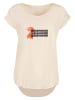 F4NT4STIC Long Cut T-Shirt Geishora Japan Streetstyle in Whitesand