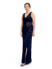 Vera Mont Abendkleid mit Volant in Night Sky