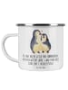 Mr. & Mrs. Panda Teetasse 1. Hochzeitstag Papierhochzeit mit Spruch in Weiß