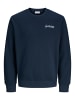 JACK & JONES Junior Sweatshirt JJYUKI BACK SWEAT CREW NECK JNR in sky captain