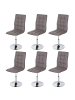 MCW 6er-Set Esszimmerstuhl C41, Taupe-grau