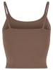 Urban Classics Urban Classics Ladies Sports Top adjustable Ladies Sports Top adjustable in mocca brown