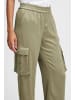 b. young BYESTO CARGO PANTS - HEAVY WOVEN Regular fit in Aloe